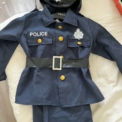 Kids police costume 7-9yrs