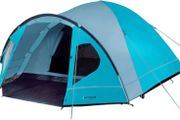 3-4 Man Tent with Porch, Camping Tent for 3 to 4 Persons with Sewn-in Groundsheet, 4000mm Waterproof Family Tent with Bedroom, Lightweight Dome Tent for Outdoor Garden Backpacking Hiking