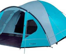3-4 Man Tent with Porch, Camping Tent for 3 to 4 Persons with Sewn-in Groundsheet, 4000mm Waterproof Family Tent with Bedroom, Lightweight Dome Tent for Outdoor Garden Backpacking Hiking