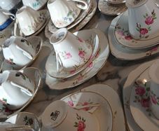 Afternoon Tea Delph and Cake Stands