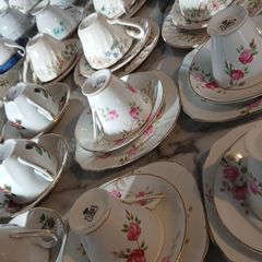 Afternoon Tea Delph and Cake Stands