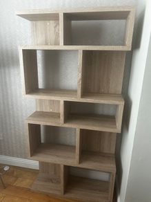 Display cabinet wood effect