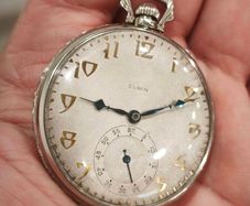 Elgin 14ct solid Gold pocket watch.