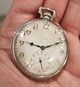 Elgin 14ct solid Gold pocket watch.