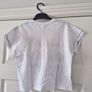 Zara White Crop T-Shirt Image 3