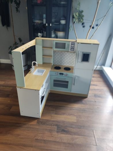 Kids wooden kitchen