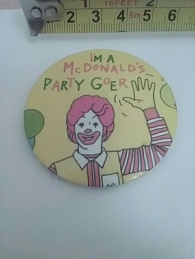 McDonalds badge fast food
