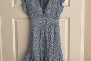 Sweet Pot blue floral mini dress