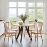 Modern Oak Extendable Dining Table 100cm to 180cm Veener or Laminated Image 5