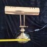 vintage brass bankers lamp Image 9