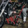 Hydraulic Motorcycle Lift Jack, 1500 LBS Motorcycle Scissor Jack with 4 Wheels & Handle, brand New Image 8