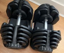 80KG Adjustable weights dumbbells set 40KG each