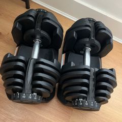 80KG Adjustable weights dumbbells set 40KG each