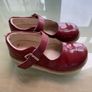 Clarkes wine patent shoes Image 3