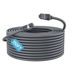 Starlink Gen3 Cable 150FT/46M  Waterproof Extension for Gen 3 Dish and Router, Durable Outdoor Starlink Accessories, Compatible with Standard Kit, Gray