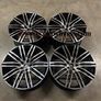 21" Inch Porsche Macan Turbo Style Wheels Gloss black polished 5x112 66.6 Image 2