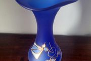 Mid-century romanian art glass vase