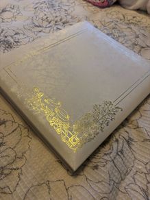 Leather Wedding Album including gift box
