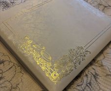 Leather Wedding Album including gift box