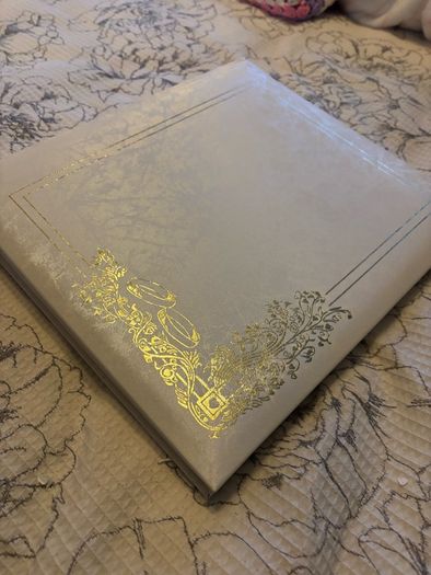Leather Wedding Album including gift box