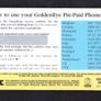 1995 Great Britain UK1 007 (James Bond) Goldeneye (Remote Memory) Call Card Mint Image 2