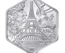 France 10 Euro Silver (.500) Brilliant Uncirculated Coin 2026 - Ile de France - Collection of region