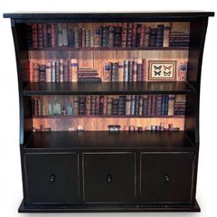 New price e145 Wooden three draw and shelf storage wall unit