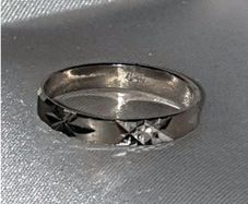 Hallmarked Silver Ex-Display Wedding Ring