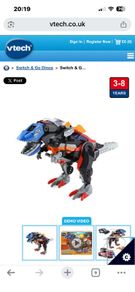 VTech switch and go Dino rescue raiders 3-in-1