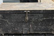 small vintage wooden tool chest( 1)