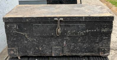 small vintage wooden tool chest( 1)
