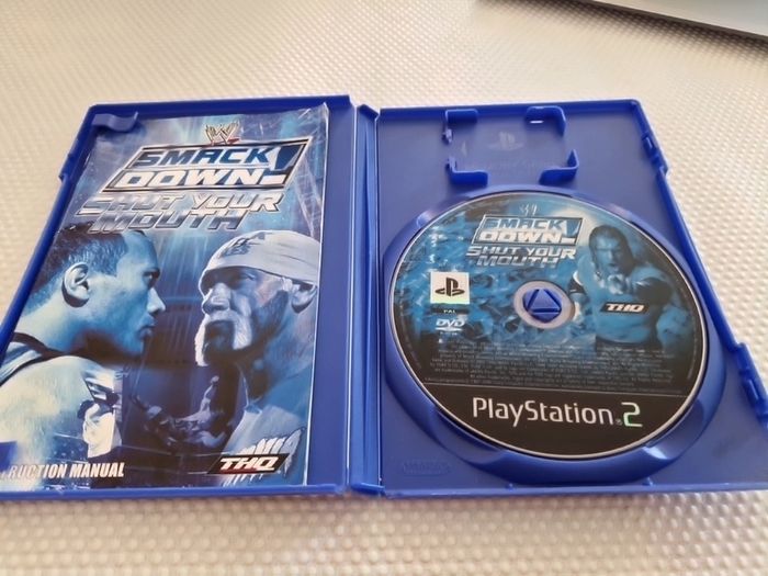W Smackdown Shut your mouth PlayStation2 Ps2 Games Original