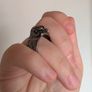 Mens Hawk/Eagle Steel Ring Image 4