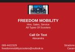 Mobility Scooter Sales, Service, Hire