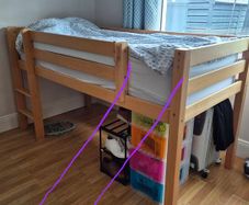 Mid sleeper single bed