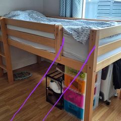 Mid sleeper single bed