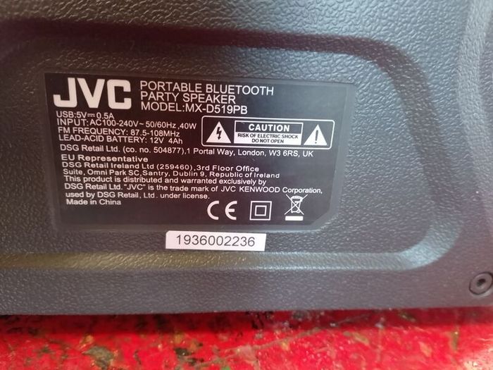 jvc speaker