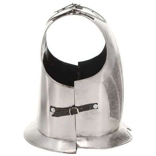 Medieval Knight Body Armour Cuirass Replica LARP Silver Steel