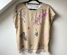 Like New Coster Copenhagen EcoVero Viscose Graphic Blouse - Size 40 / L