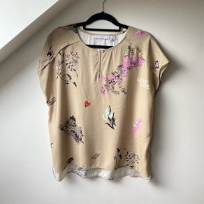 Like New Coster Copenhagen EcoVero Viscose Graphic Blouse - Size 40 / L