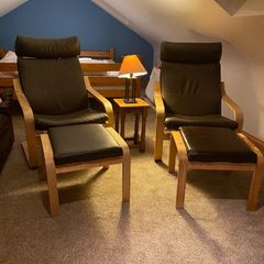 IKEA POANG Chairs and Footstools