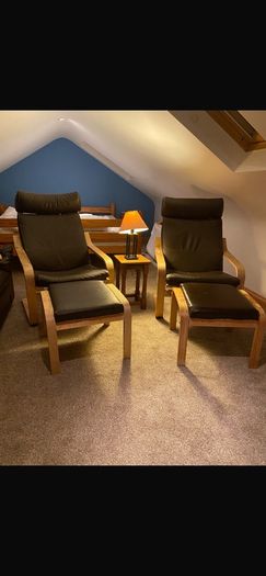 IKEA POANG Chairs and Footstools