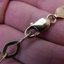 Vintage Sterling Silver 925 Gold Plated Very Long and Heavy Necklace length 19" - weight 32g Image 4