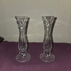 Pair of Cavan Crystal Bud Vases