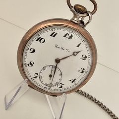 Antique Early 1900s Silver Pocket Watch Swiss made
