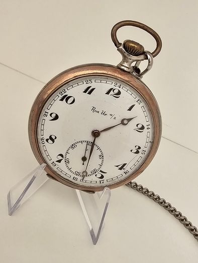 Antique Early 1900s Silver Pocket Watch Swiss made