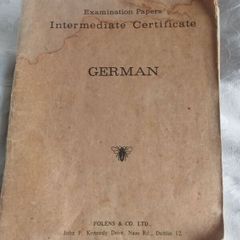 Vintage "Intermediate German Examination papers from 1953/1968 in perfect condition