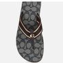 Coach Women's Zoe Webbed Flip Flops Image 2