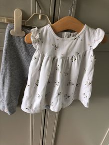Mamas & Papas leggings & top outfit