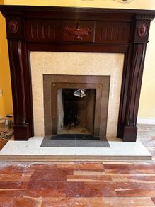 Fireplace never used
